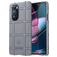 Mobigear Rugged Shield Motorola Edge 30 Pro Hoesje Flexibel TPU Backcover Shockproof - Grijs