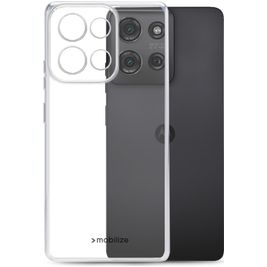 Mobilize Gelly Case Doorzichtig Motorola Moto G75 Hoesje Flexibel TPU Backcover - Transparant