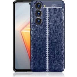 Mobigear Luxury Samsung Galaxy S23 Plus Hoesje Flexibel TPU Backcover - Blauw