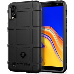 Mobigear Rugged Shield Xiaomi Redmi 9A Hoesje Flexibel TPU Backcover Shockproof - Zwart