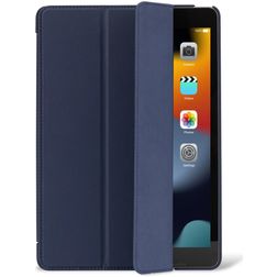 Decoded Textured Slim iPad 10 (2022) Hoes Flexibel Siliconen Bookcase - Navy Peony