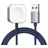 Mobigear USB-A Magnetic Oplader Apple Watch 1 Meter 3W 0.6A - Blauw