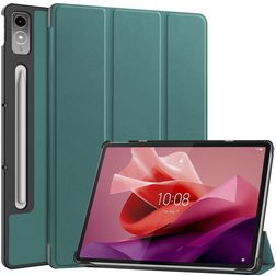 Mobigear Tri-Fold Lenovo Tab P12 Hoes Bookcase - Groen