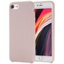 Mobigear Rubber Touch iPhone 8 Siliconen Hoesje Backcover - Roze