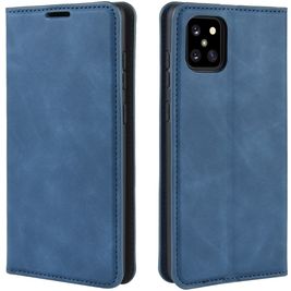 Mobigear Retro Slim Samsung Galaxy Note 10 Lite Hoesje Bookcase Portemonnee - Donkerblauw