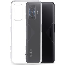Mobilize Gelly Doorzichtig POCO F4 GT Hoesje Flexibel TPU Backcover - Transparant