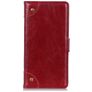 Mobigear Ranch Samsung Galaxy A21 Hoesje Bookcase Portemonnee - Bordeaux Rood