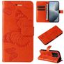 Mobigear Butterfly Xiaomi 14T Hoesje Bookcase Portemonnee - Oranje