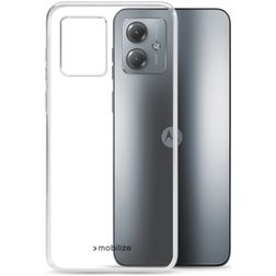 Mobilize Gelly Doorzichtig Motorola Moto G14 Hoesje Flexibel TPU Backcover - Transparant