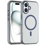 Mobigear Shockproof iPhone 16 MagSafe Hoesje Flexibel TPU Backcover - Donkerblauw