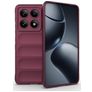 Mobigear Bumpy Xiaomi 14T Pro Hoesje Flexibel TPU Backcover - Rood