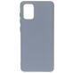 Mobiparts Samsung Galaxy A71 Siliconen Hoesje Backcover - Royal Grey