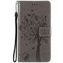 Mobigear Tree Samsung Galaxy S21 Hoesje Bookcase Portemonnee - Grijs