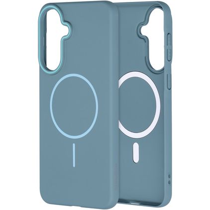 Mobiparts Slim Line Samsung Galaxy A37 MagSafe Hoesje Hardcase Backcover - Sage Green