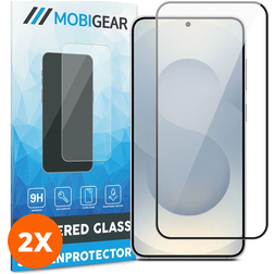 Mobigear Samsung Galaxy S25 Edge Glazen Screenprotector - Case Friendly (2-Pack)