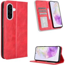 Mobigear Sensation Samsung Galaxy A56 Hoesje Bookcase Portemonnee - Rood