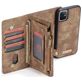 Caseme 008 iPhone 11 Hoesje Uitneembare 2in1 Bookcase Portemonnee - Bruin