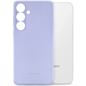 Mobilize Rubber Gelly Samsung Galaxy S24 Hoesje Flexibel TPU Backcover - Pastel Purple
