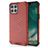 Mobigear Honeycomb iPhone 12 Pro Max Hoesje Hardcase Backcover Shockproof - Rood