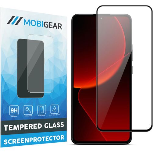 Mobigear Premium Xiaomi 13T Glazen Screenprotector - Case Friendly - Zwart