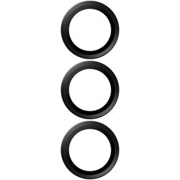 PanzerGlass Ceramic Hoops Samsung Galaxy S26 Glazen Camera Lens Protector - Case Friendly - Zwart