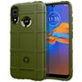 Mobigear Rugged Shield Motorola Moto E6 Plus Hoesje Flexibel TPU Backcover Shockproof - Groen
