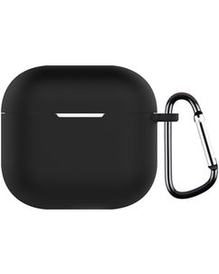 Mobigear Colors Apple AirPods 4 Hoesje Flexibel Siliconen - Zwart