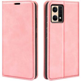 Mobigear Retro Slim OPPO Reno 7 4G Hoesje Bookcase Portemonnee - Roze