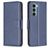 Mobigear Excellent Motorola Moto G200 5G Hoesje Bookcase Portemonnee - Blauw