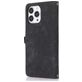 Mobigear Zipper iPhone 14 Pro Max Hoesje Bookcase Portemonnee - Zwart