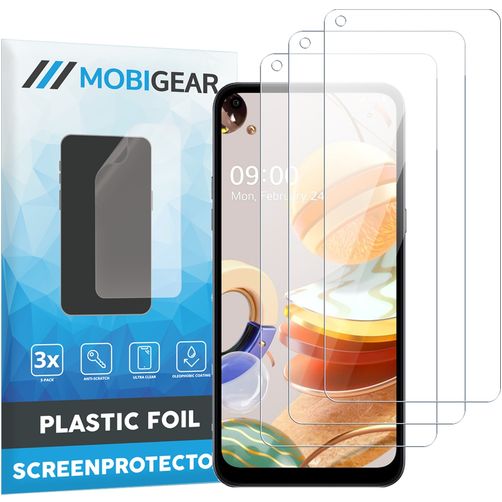 Mobigear LG K61 Screenprotector Folie - Case Friendly (3-Pack)