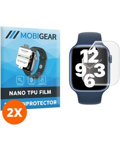 Mobigear Apple Watch - 45 mm Hydrogel TPU Screenprotector - Case Friendly (2-Pack)
