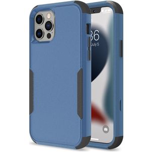 Mobigear Ultra Tough iPhone 14 Pro Hoesje Hardcase Backcover Shockproof - Blauw