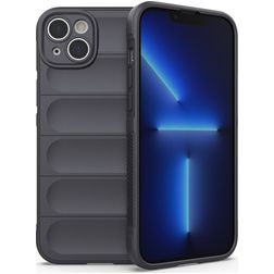 Mobigear Bumpy iPhone 14 Plus Hoesje Flexibel TPU Backcover - Charcoal