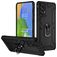 Mobigear Armor Ring Samsung Galaxy A73 Hoesje Hardcase Backcover Shockproof met Ringhouder - Zwart