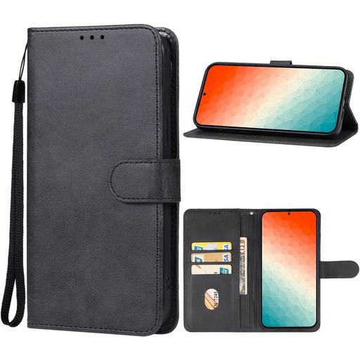 Mobigear Retro Samsung Galaxy S24 Plus Hoesje Bookcase Portemonnee - Zwart