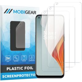 Mobigear OnePlus Nord N100 Screenprotector Folie - Case Friendly (3-Pack)