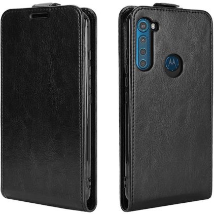 Mobigear Motorola One Fusion Plus Hoesje Flipcase - Zwart