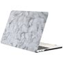 Mobigear Marble MacBook 12 Inch (2015-2017) Hoes Hardshell Laptopcover MacBook Case - Wit / Grijs - Model A1534
