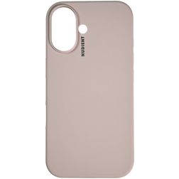 Nudient Base iPhone 16 Siliconen Hoesje Backcover - Stone Beige