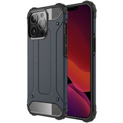 Mobigear Outdoor iPhone 13 Pro Max Hoesje Hardcase Backcover Shockproof - Marineblauw