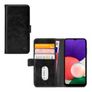 Mobilize Elite Gelly Samsung Galaxy A22 5G Hoesje Bookcase Portemonnee - Zwart