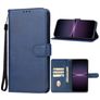 Mobigear Wallet Sony Xperia 1 V Hoesje Bookcase Portemonnee - Blauw