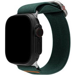 Mobilize Elastic Nylon Apple Watch Bandje Elastische band - 42/41/40/38 mm - Groen