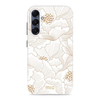 MIO Samsung Galaxy A16 MagSafe Hoesje Hardcase Backcover - White Roses