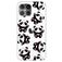 Mobigear Design iPhone 12 Mini Hoesje Flexibel TPU Backcover - Panda