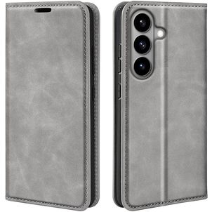 Mobigear Retro Slim Samsung Galaxy S26 Hoesje Bookcase Portemonnee - Grijs