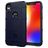 Mobigear Rugged Shield Motorola One Power Hoesje Flexibel TPU Backcover Shockproof - Blauw