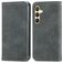 Mobigear Retro Slim Samsung Galaxy S25 Hoesje Bookcase Portemonnee - Grijs