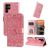 Mobigear Sunflower Samsung Galaxy S23 Ultra Hoesje Bookcase Portemonnee - Roze